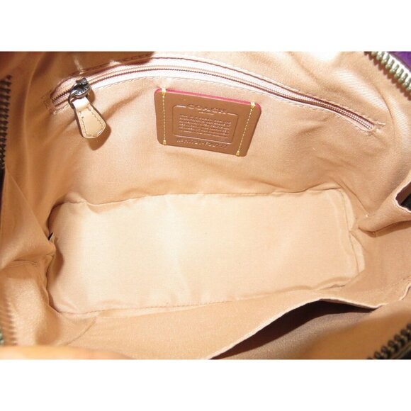 Coach 2017 Limited Edition Bear Dome Satchel Crossbody & pouch set Brand New - Picture 4 of 16